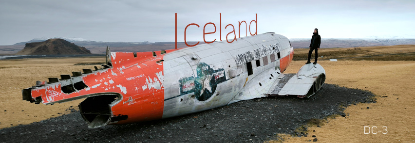 Iceland DC3 Airplane wreck Eyvindarholt
