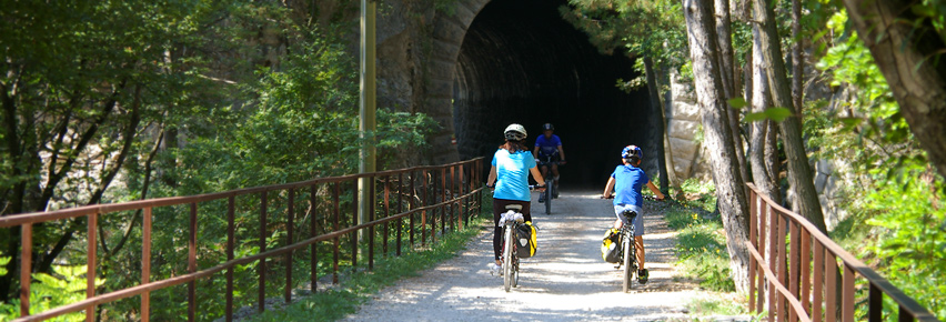 S kolesom in otrokom na pot