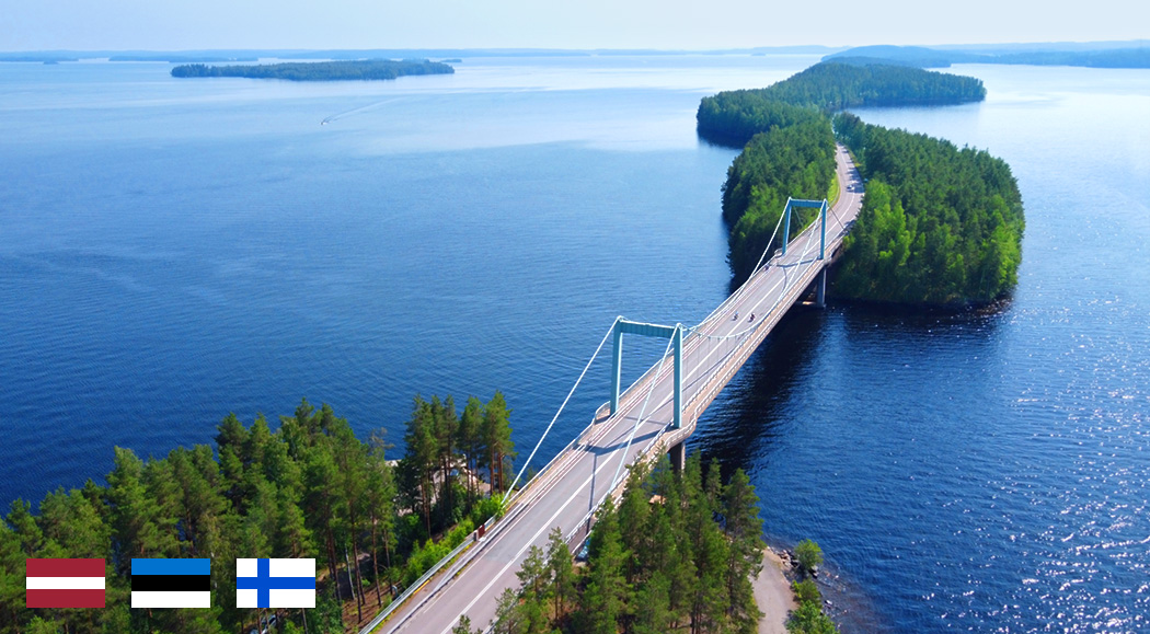 S kolesom po Latviji, Estoniji in Finski.